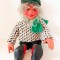 Troll Papusa artist made Arne Hasle Norvegia, semnata, Askin, latex, Craciun