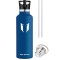 Sticla de apa din otel inoxidabil Super Sparrow, 620 ml, termos albastru - RESIGILAT