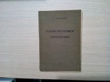 PARERI ECONOMICE SI FINANCIARE - C. Garoflid - 1926, 232 p., Alta editura