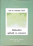 MATEMATICI APLICATE IN ECONOMIE-CONSTANTIN CALIN-351877