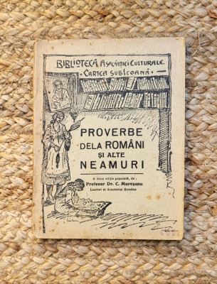 C.Muresanu - Proverbe dela Romani si alte Neamuri ,1935 foto