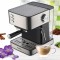 Espresor Heinner HEM-B2016BKS, optiuni preparare: espresso si spuma de lapte, capacitate rezervor apa detasabil: 1.6L, pompa de presiune: 20 bar, filt