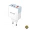 Incarcator Retea BWOO BO-CDA133 40W 3A 1 x USB-A - 2 x USB-C Alb