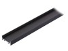 Profil aluminiu anodizat negru pentru module LED 1m VARIO30-01