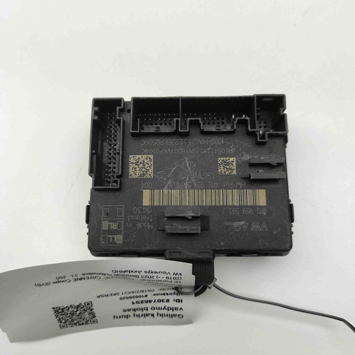 Modul de control ușă st&acirc;nga spate PORSCHE CAYENNE Coupe 9YB 2023 OEM: 4M1959593J,4M1959593D 30746251
