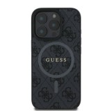 Cumpara ieftin Husa Iphone 16 Pro Max Guess logo metalic negru magsafe