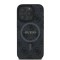 Husa Iphone 16 Pro Max Guess logo metalic negru magsafe