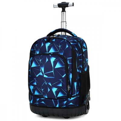 Ghiozdan Troler Multifunctional cu Rotile, Rucsac de Capacitate Mare, Pentru Fete si Baieti, Ideal pentru Scoala si Calatorii, Roti Rezistente, Imperm foto