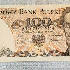 Polonia - 100 Zlotych / Zloți (1988) sRC788