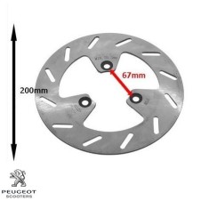 Disc frana fata original Peugeot Vivacity 3 L ? Vivacity 3 L Sportline 2T AC 50cc - Vivacity 3L 4T AC 50cc - diametru: 200 mm foto