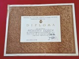 Diploma Sportiva acordata jucatoarei de Baschet VIORICA NICULESCU - Clubul Sportiv "STIINTA" Bucuresti 19.04.1964