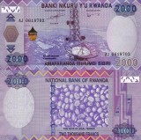 RWANDA 2.000 francs 2014 UNC!!!