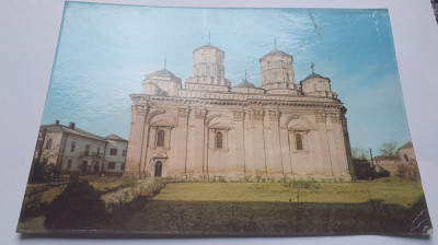 Vedere carte postala Iasi, Biserica Golia, anii 80, necirculata foto
