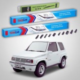 Cumpara ieftin Ștergătoare Suzuki Vitara ET 1995-1998 | Set Față și Spate Flat Premium &ndash; TeamCar&reg;
