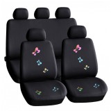 Cumpara ieftin Set huse scaun auto ieftine, Universale 9 piese, model BUTTERFLY