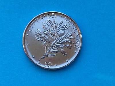 50 Lire 1975 Vatican-AUNC+++U foto
