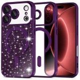Asteroid GSM - Luxury Glitter MagSafe - iPhone 18 Pro Max / iPhone 17 Pro Max - Deep Purple