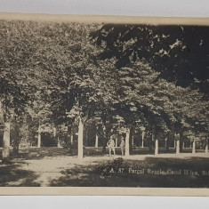 PARCUL REGELE CAROL AL II - LEA , BRAILA , CARTE POSTALA , 1947