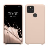 Husa kwmobile pentru Google Pixel 5, Silicon, Roz, 53633.225, Carcasa