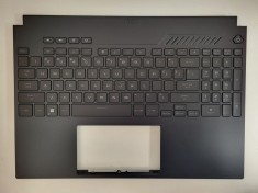 Carcasa superioara cu tastatura Laptop Gaming, Asus, TUF A16 Advantage Edition FA617XS, FA617NS, FA617NS-2D, 90NR0EP2-R31UI0, 6070B2135715, iluminata,