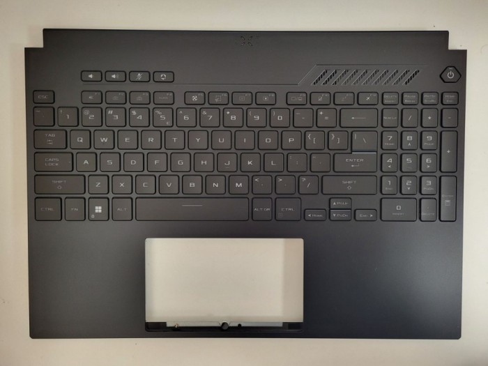 Carcasa superioara cu tastatura Laptop Gaming, Asus, TUF A16 Advantage Edition FA617XS, FA617NS, FA617NS-2D, 90NR0EP2-R31UI0, 6070B2135715, iluminata,