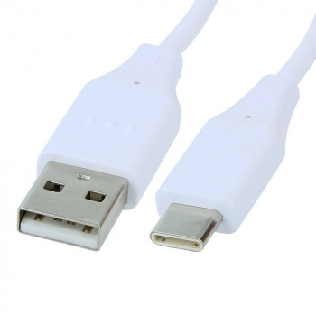 Cablu de date USB LG tip C alb 1 metru DC12WB-G EAD63849201 foto