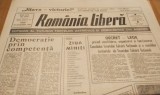 ROMANIA LIBERA Vineri 29 Decembrie 1989 (serie noua) - 6 pagini - DECRET-LEGE Privind Constituirea CONSILIULUI FRONTULUI SALVARII NATIONALE