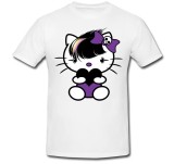 Tricou &quot; Hello Kitty emo &quot;
