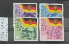 TS21 - Timbre serie DDR 1979 Mi2458 -61