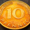 Moneda 10 PFENNIG - GERMANIA, anul 1993 *cod 1820 litera G / Karlsruhe