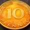 Moneda 10 PFENNIG - GERMANIA, anul 1993 *cod 1820 litera G / Karlsruhe