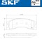 SKF VKBP 81081 A set placute frana,frana disc