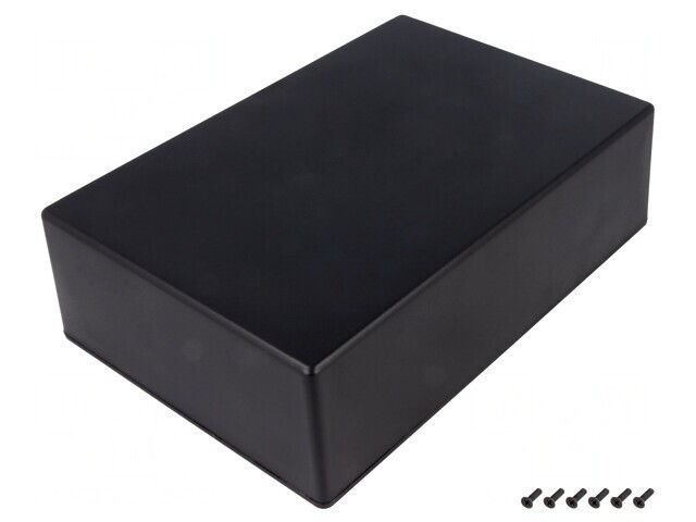Carcasă universală ABS neagră 150x221x63mm