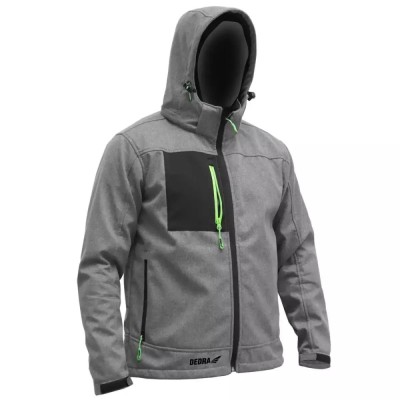 Jacheta softshell cu gluga, marime: s, 96% poliester+4%elastan foto