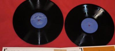 2 discuei vinil muzica clasica Johann Sebastian Bach - Art Of The Fugue album cover foto