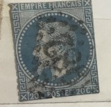Timbre Imperiul Francez 20 cents