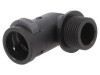 Conectori &icirc;n unghi 90&deg; Poliamidă 6 Metrică