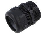 Garnitură de etanșare cu filet alungit M63 1,5 IP68 neagră