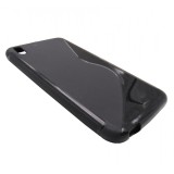 Husa silicon S-line neagra pentru HTC Desire 816