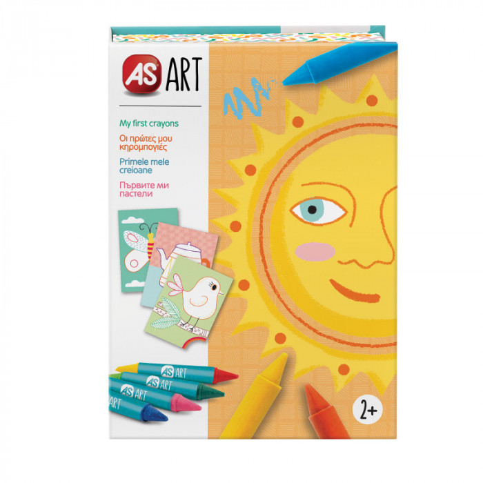 Set pentru desen AS Art - Primele mele creioane cerate