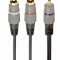 CABLU audio GEMBIRD stereo (3.5 mm jack la 2 x RCA), 1.5m, conectori auriti, &quot;CCA-352-1.5M&quot; (timbru verde 0.08 lei)