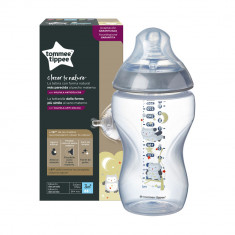 Biberon Tommee Tippee Closer to Nature 340 ml PP Bufnita 3 luni +