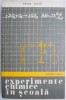 Experimente Chimice in Scoala - Ervin Sallo - Carte