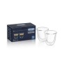 Set 2 Pahare Espresso Delonghi, Pereti Dubli, 60ml, Sticla Borosilicata, Termorezistente