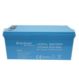 Baterie Li-ion LiFePO4 25.6V, 100Ah cu BMS, Bluetooth, LCD display si protectie temperatura Breckner Germany