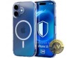 Husa iPhone 16 3MK MagCase Magsafe Transparenta, Rezistenta la Socuri si Zgarieturi