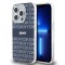 Husa iPhone 15 Pro - DKNY IML Mono &amp; Stripe MagSafe (DKHMP15LHRHSEB) - Blue