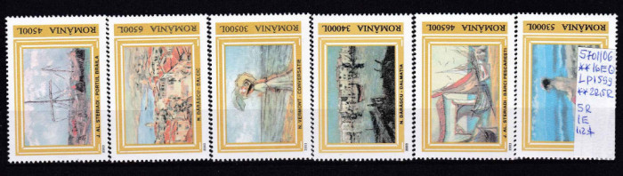 2003 Reproduceri de arta LP1599 MNH Pret 4,9+1 Lei