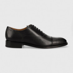 Joop! pantofi de piele Lusso Santinos barbati, culoarea negru, 4140005203