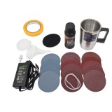 Kit pentru curatarea si polimerizarea farurilor la Magic Cup, 23 piese, Satra